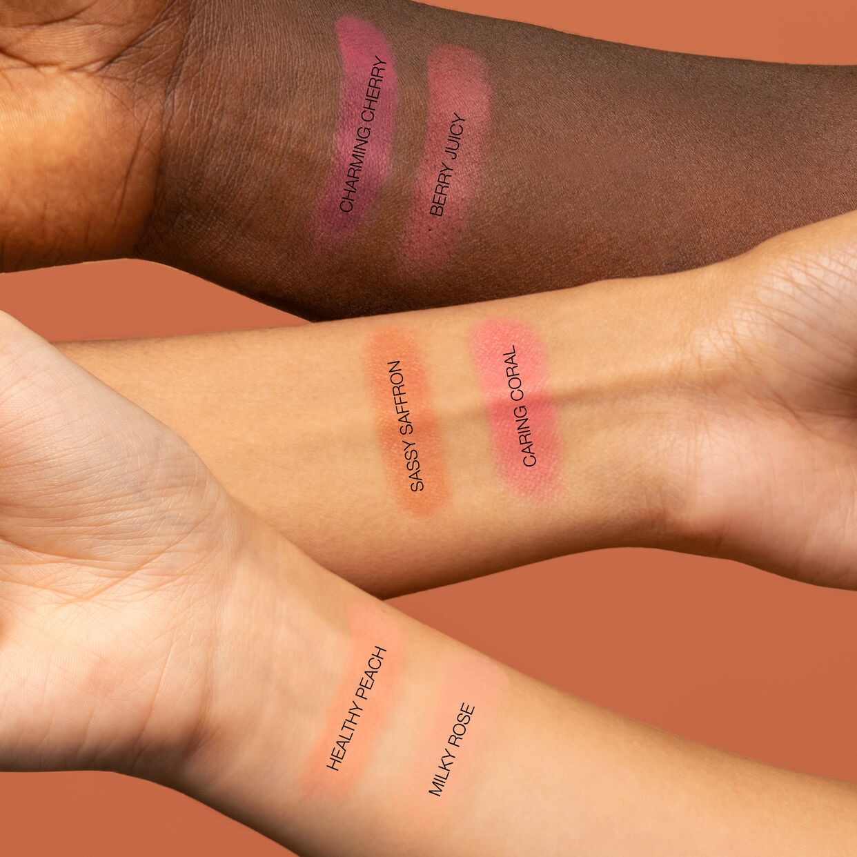 GloWish Cheeky Vegan Blush Powder Milky Rose