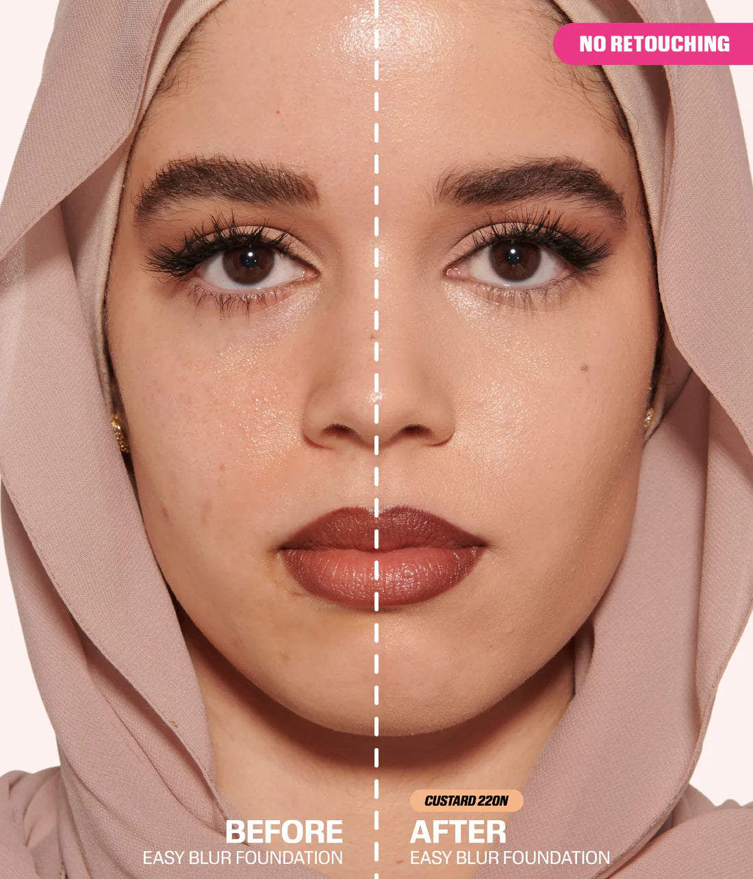 EASY BLUR NATURAL AIRBRUSH FOUNDATION - Custard 220N