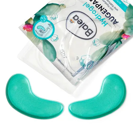 Hydrogel eye pads with cactus water