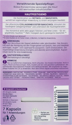 Concentrate Retinol, 7 pcs