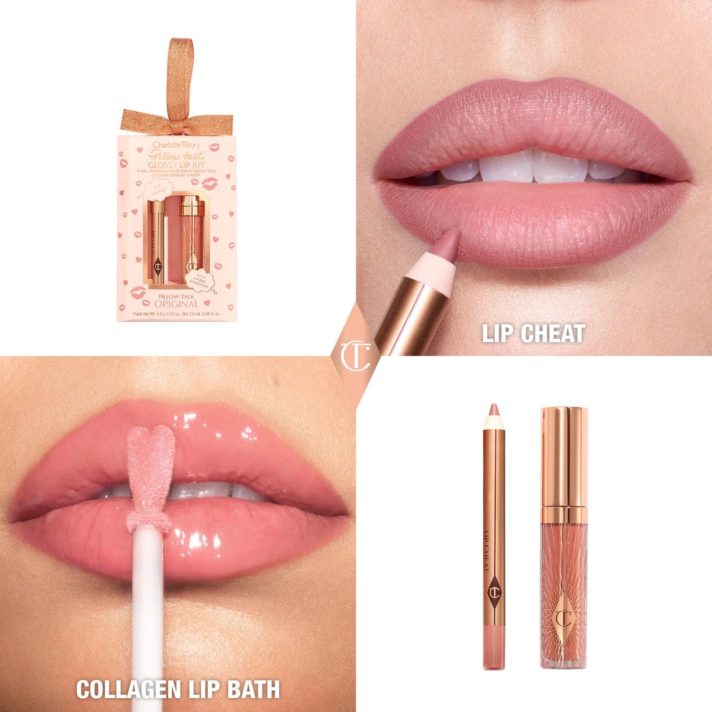 Mini Pillow Talk Glossy Lip Duos